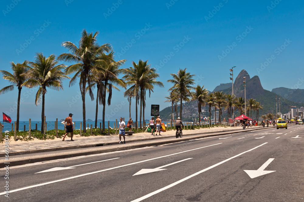 Street view in Ipanema, Rio de Janeiro