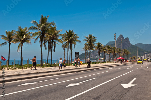 Street view in Ipanema, Rio de Janeiro