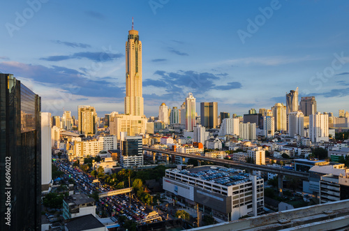 Baiyok tower, Bangkok cityscape