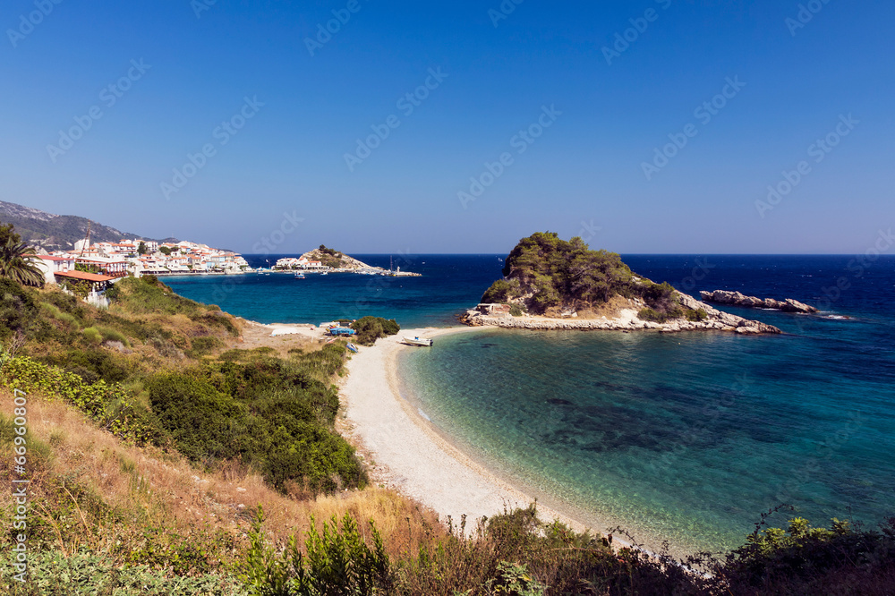 Kokkari beach, Samos island, Greece