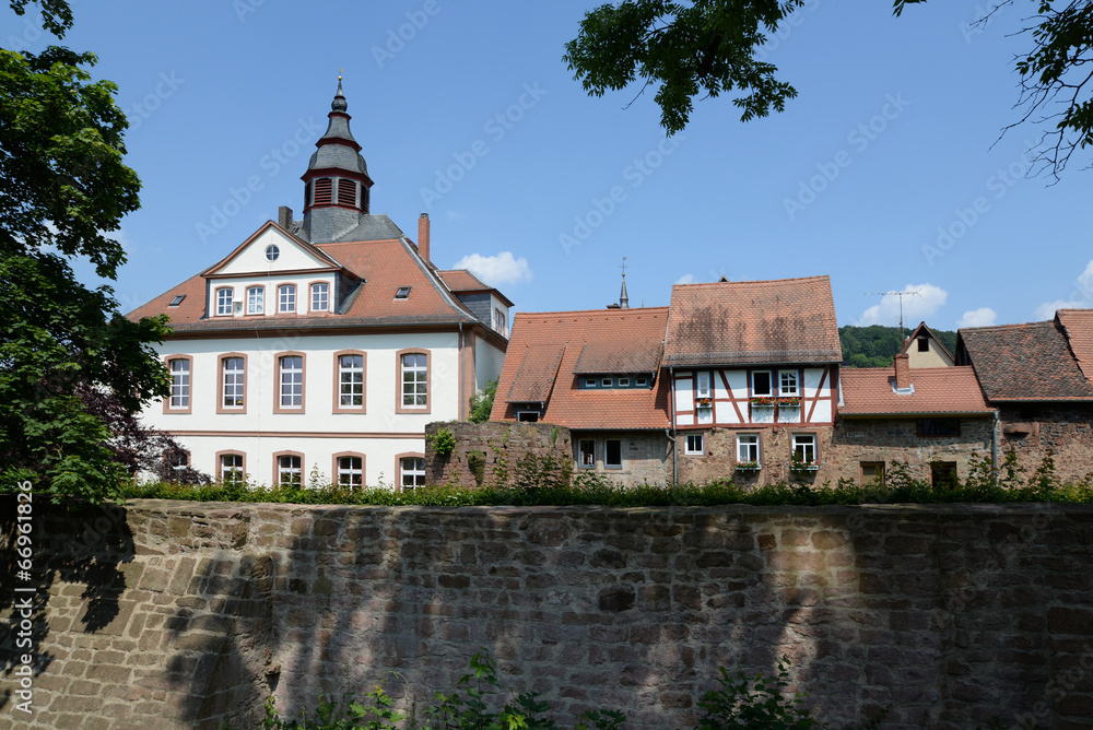 Fototapeta premium Stadtmauer in Büdingen