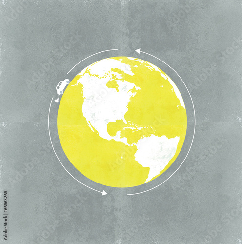 Vászonkép globe2-j