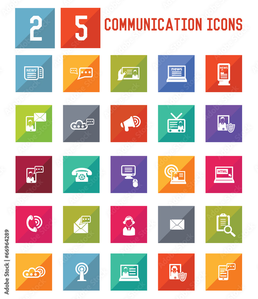 25 Communication icon set,vector 25 Communication icon set,vector