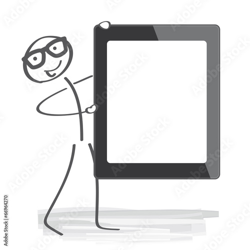 Tablet Computer mit freifläche