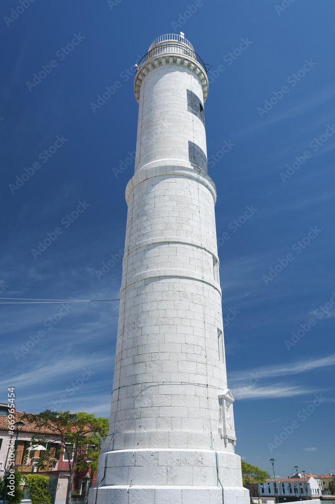 Lighthouse at Murano island, Venice, Italy