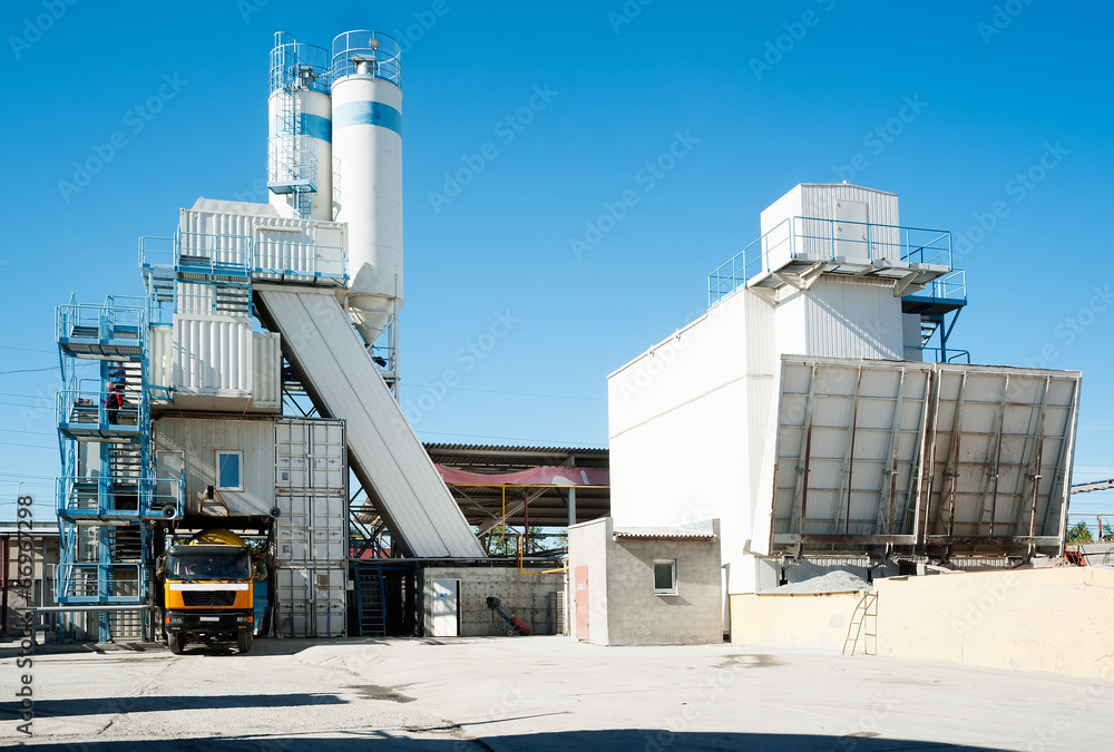 On plant of concrete products