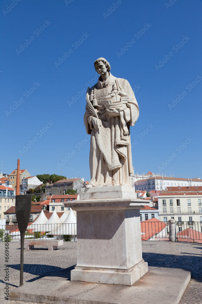 Monument to Saint Vincent . Lisbon, Portugal