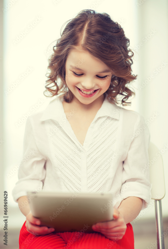girl with tablet pc girl with tablet pc