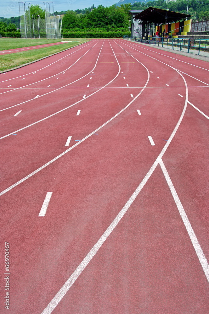 Fototapeta premium piste d'athlétisme