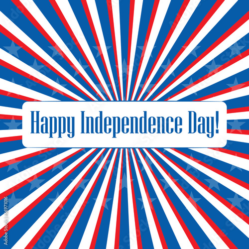 Happy Independence Day USA! Greeting card.