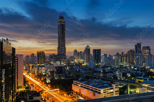 Morning light in Bangkok