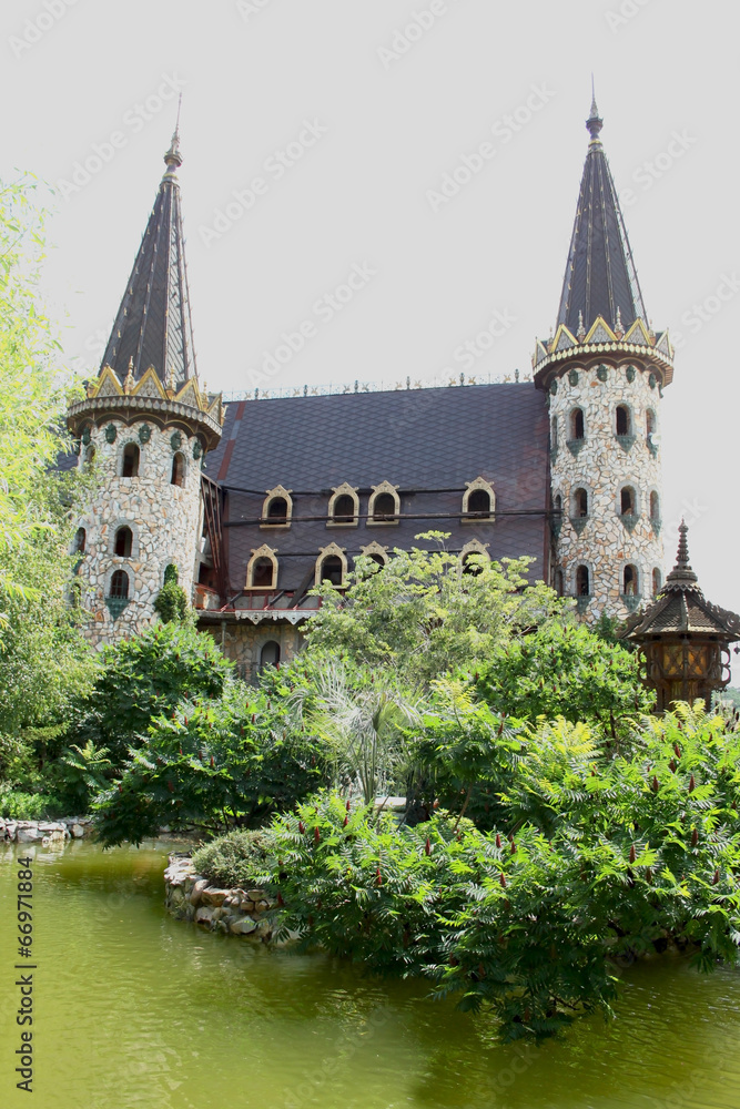 Fairy castle somewhere in the Bulgarian countryside