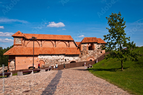 Remains of the Upper Castle on the Gediminas Hill in Vilnius