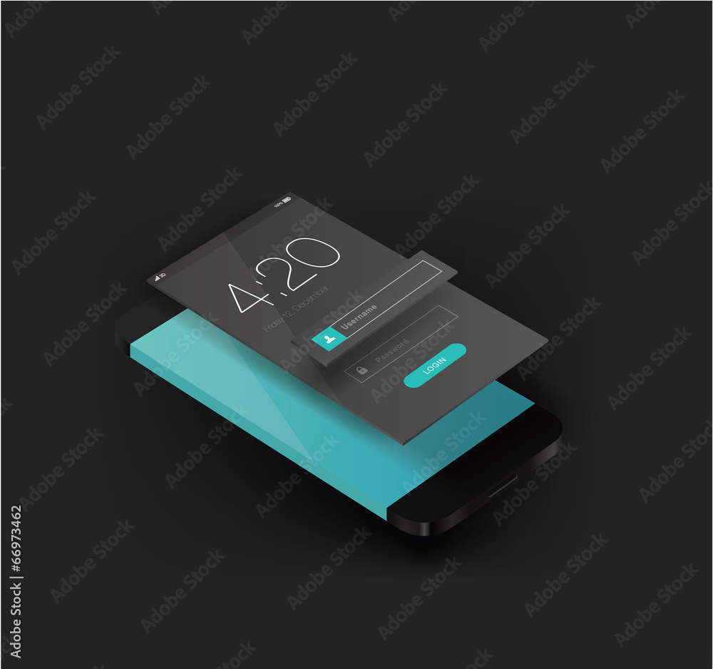 smartphone illustration smartphone illustration