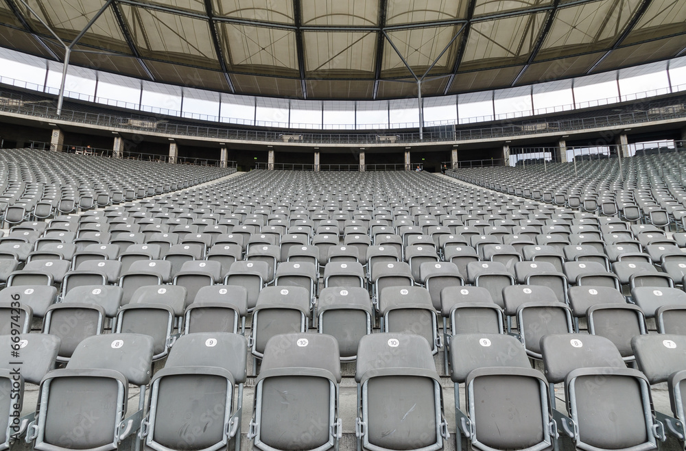 Naklejka premium Stadium with empty seat