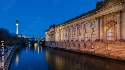 The Museum Island in Berlin at night