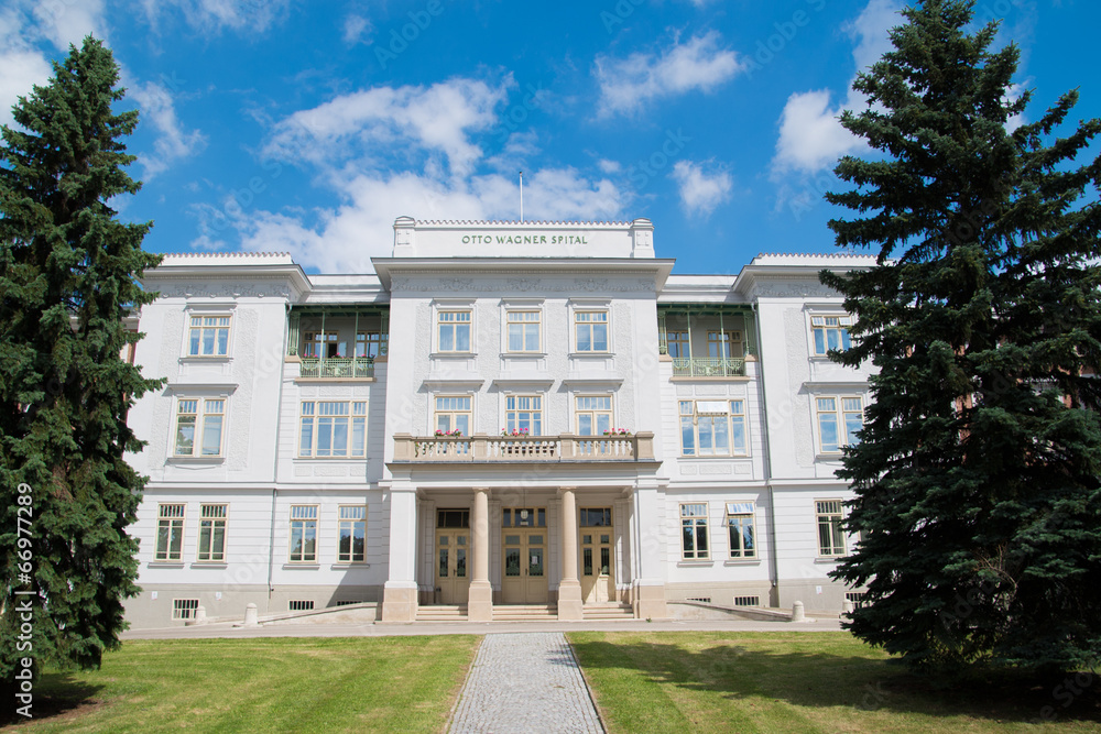 Fototapeta premium Otto Wagner Spital in Wien