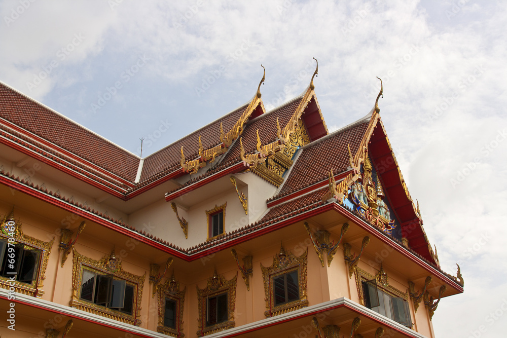 Naklejka premium Asian Rooftop