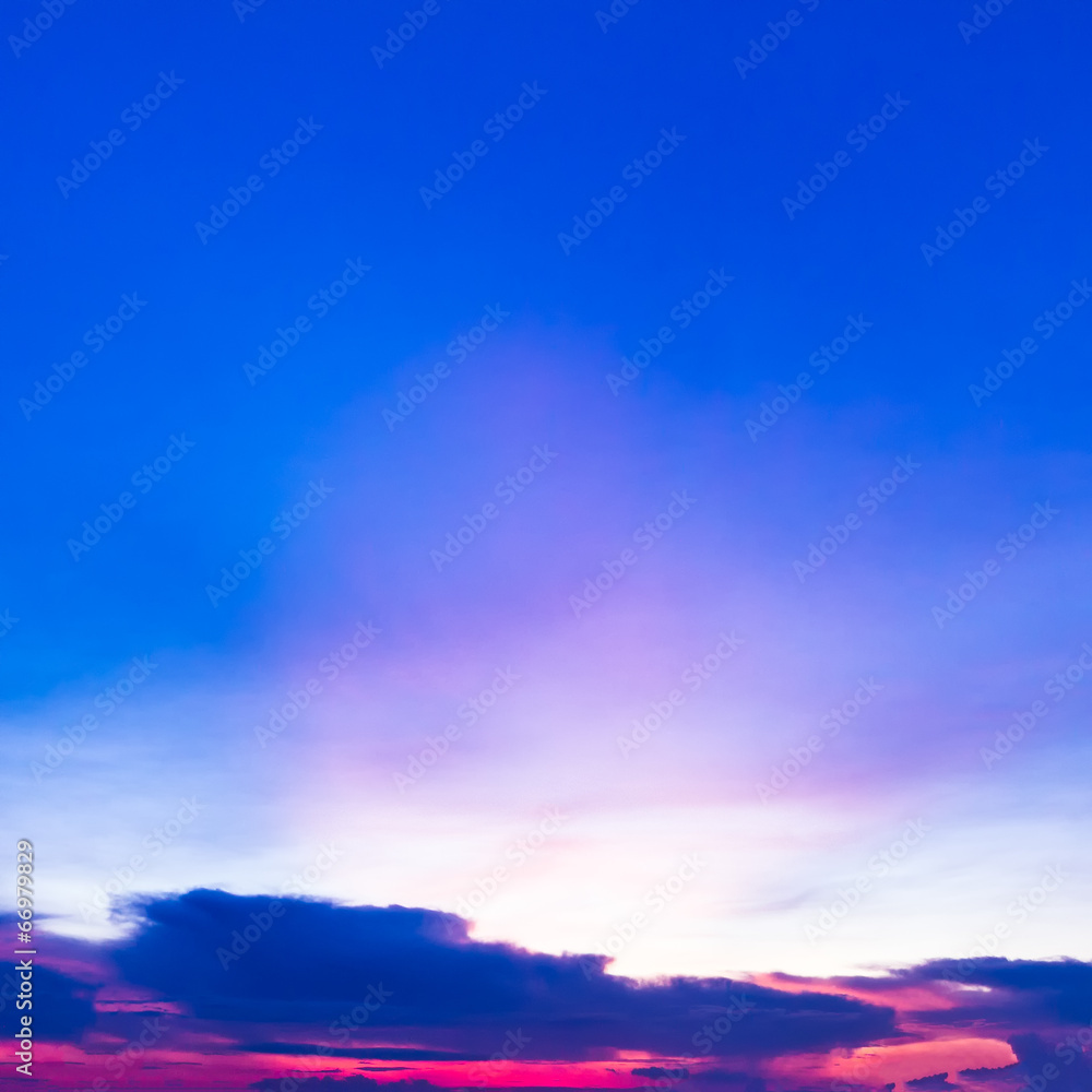 Obraz premium colorful sunset