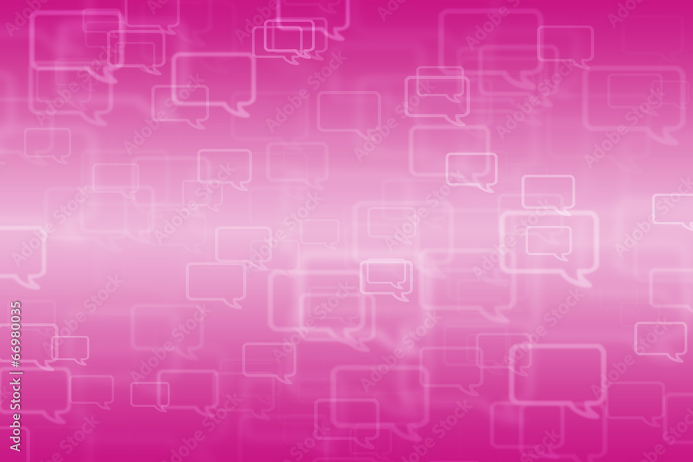 speech bubble on pink background. speech bubble on pink background.