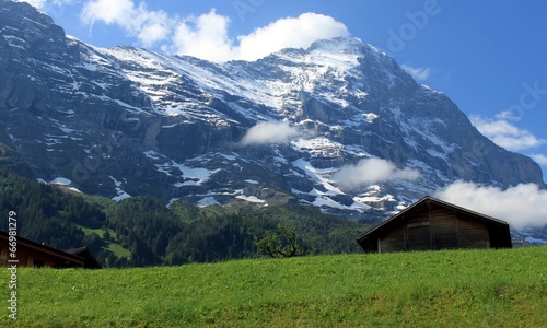 Berghütte vorm Eiger