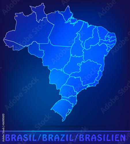 Karte von Brasilien