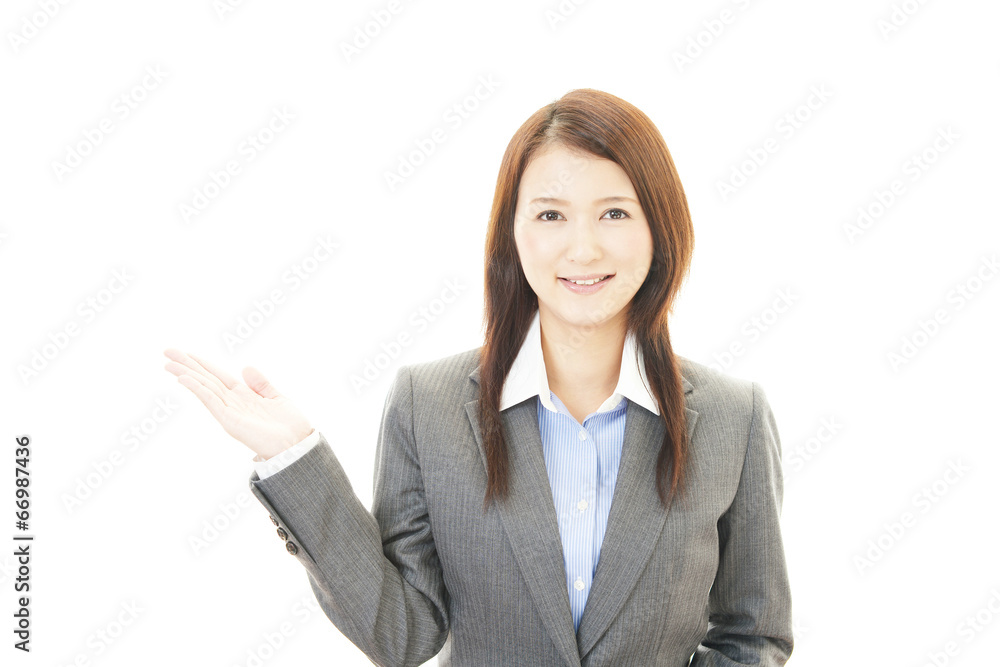 笑顔の女性 笑顔の女性