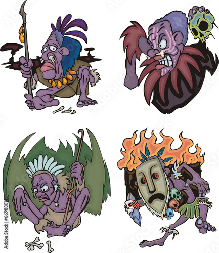 Funny African shamansa