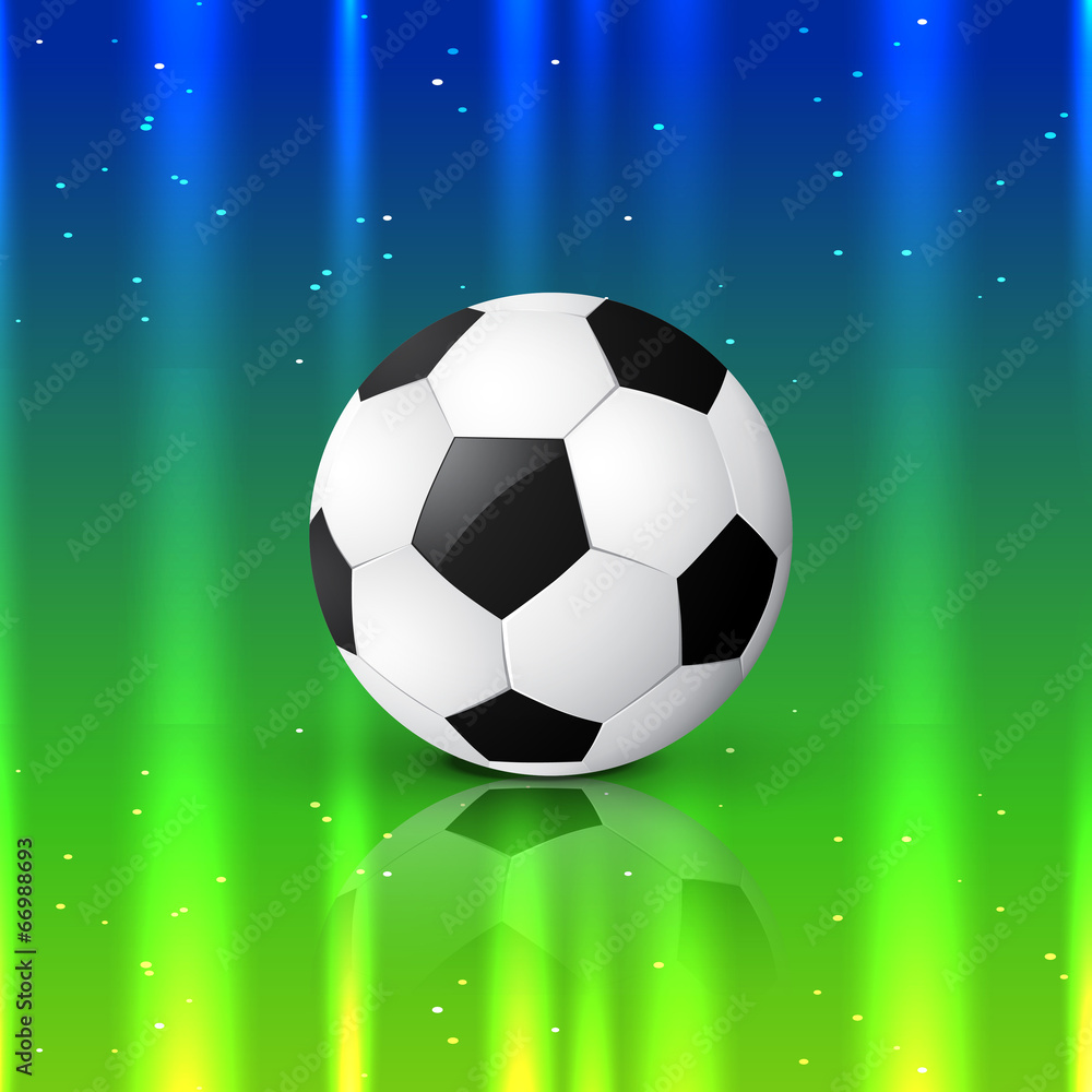 Naklejka premium beautiful football design