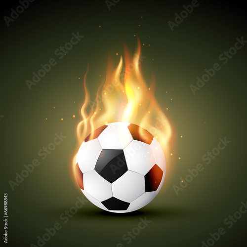 vector fire football