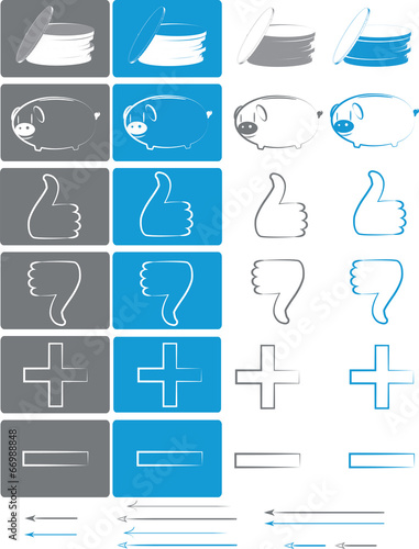 Small set of icons for e-shops vol.2