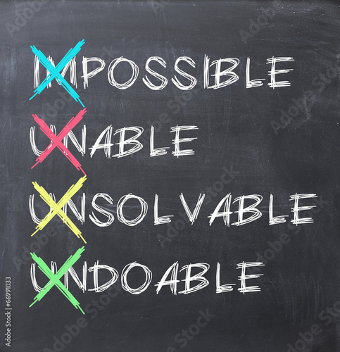 Make it possible concept