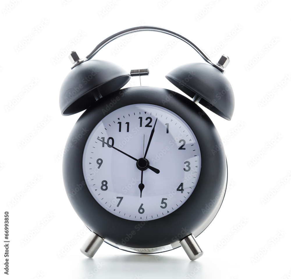 Clock isolated on white Clock isolated on white