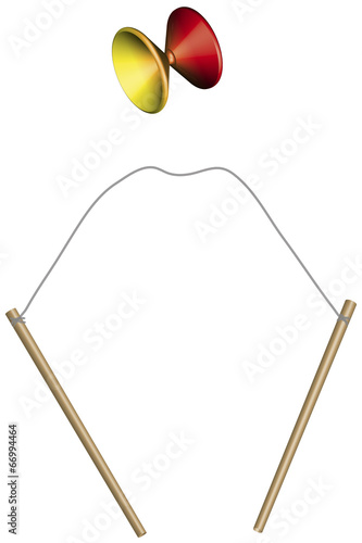 Diabolo illustration 3D vecteurs