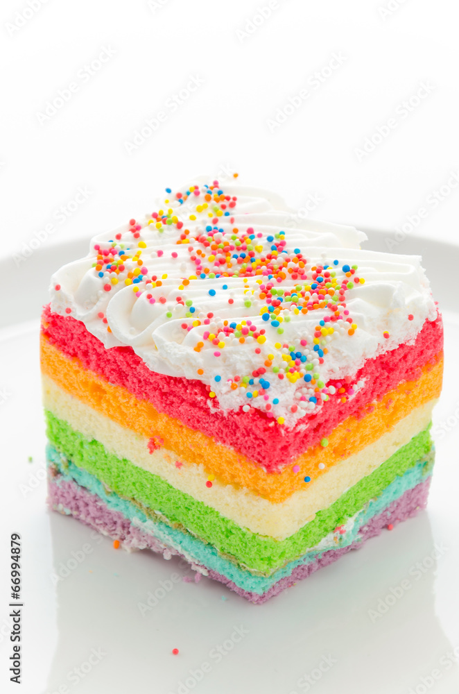 Rainbow cake Rainbow cake