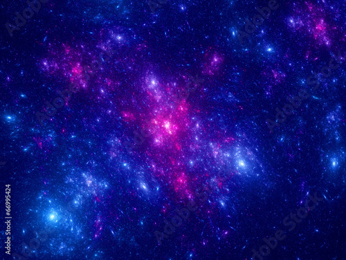 Young stars in deep space