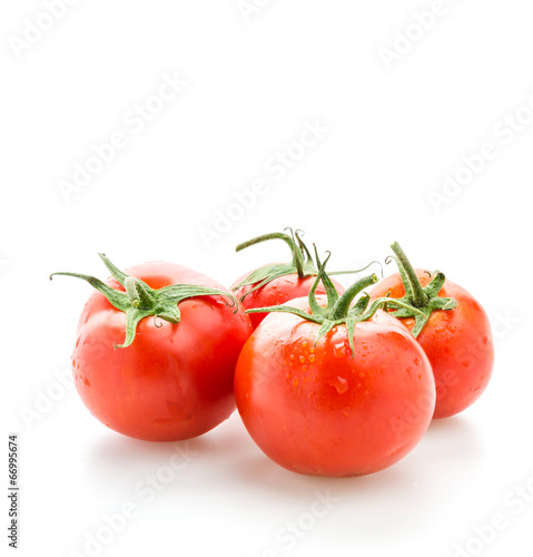 Tomato isolated on white