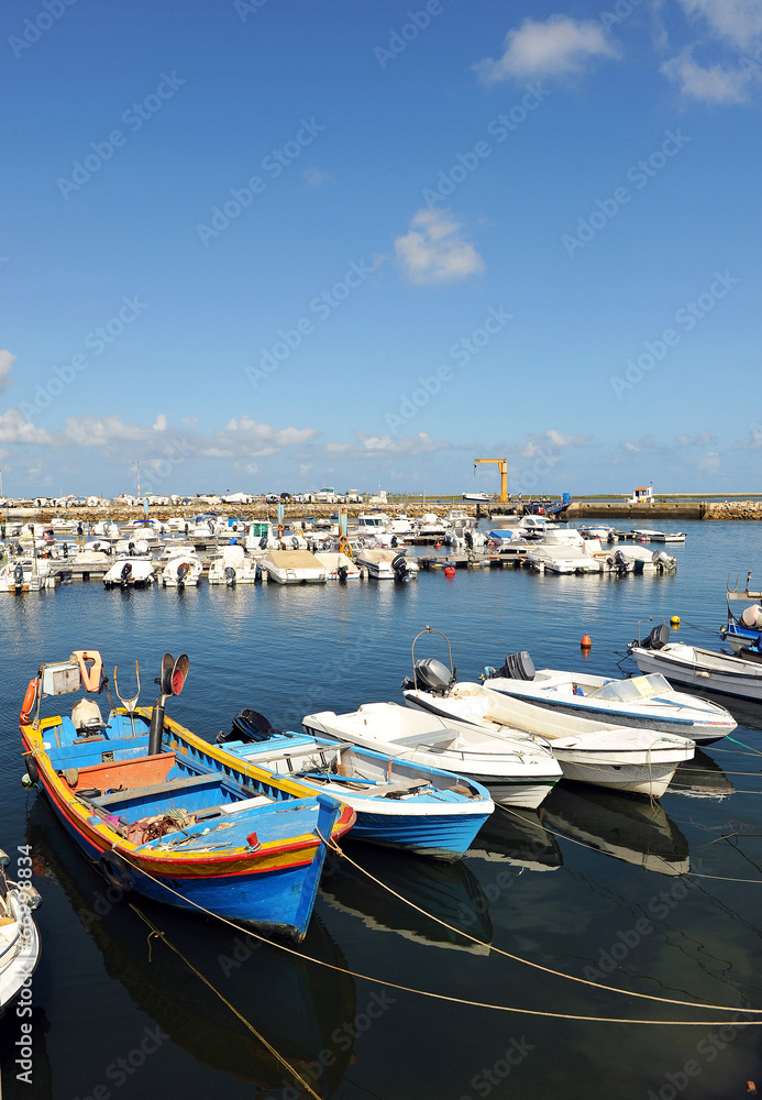 Puerto pesquero de Olhao, Algarve, Portugal