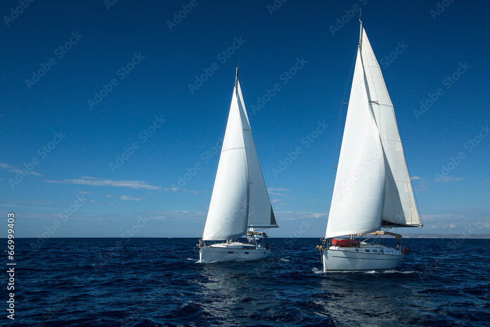 Sailing. Luxury Yachts.