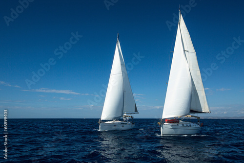 Sailing. Luxury Yachts.