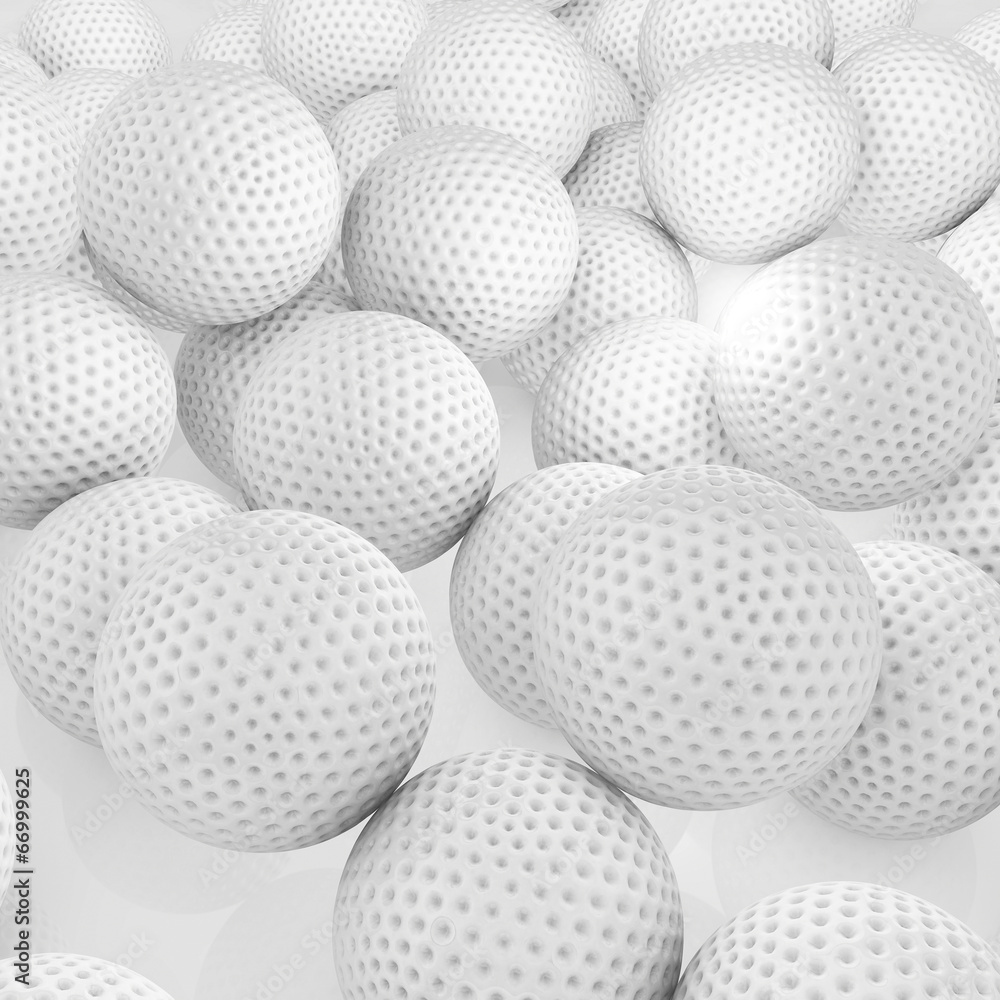 Golfbälle - 3d Render Golfbälle - 3d Render
