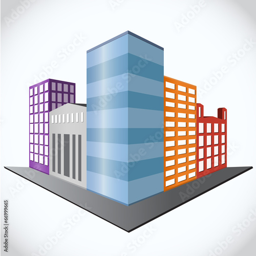 city  vector illustration