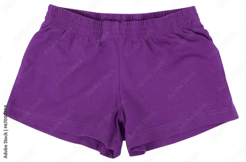 Sports shorts . Isolated on a white background Sports shorts . Isolated on a white background