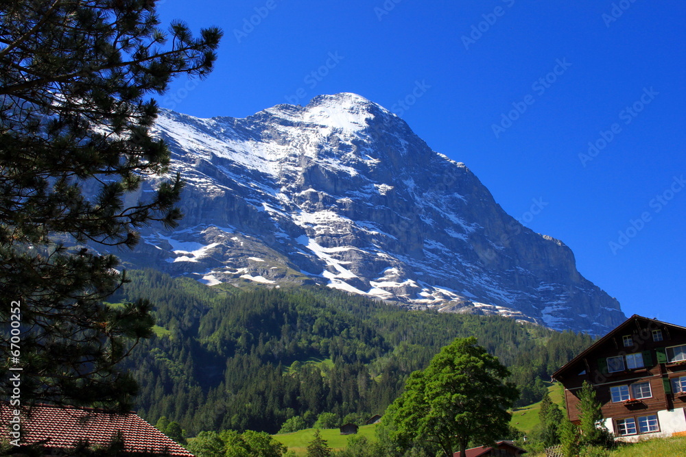 Der Eiger in Grindelwald 