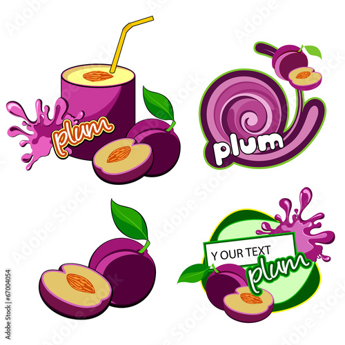 vector plum