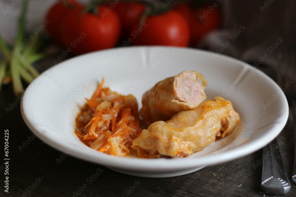 голубцы, рулеты с мясом голубцы, рулеты с мясом