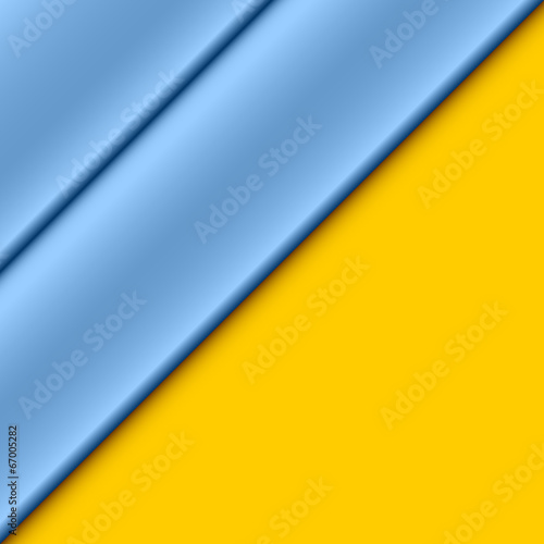 Blue panels.