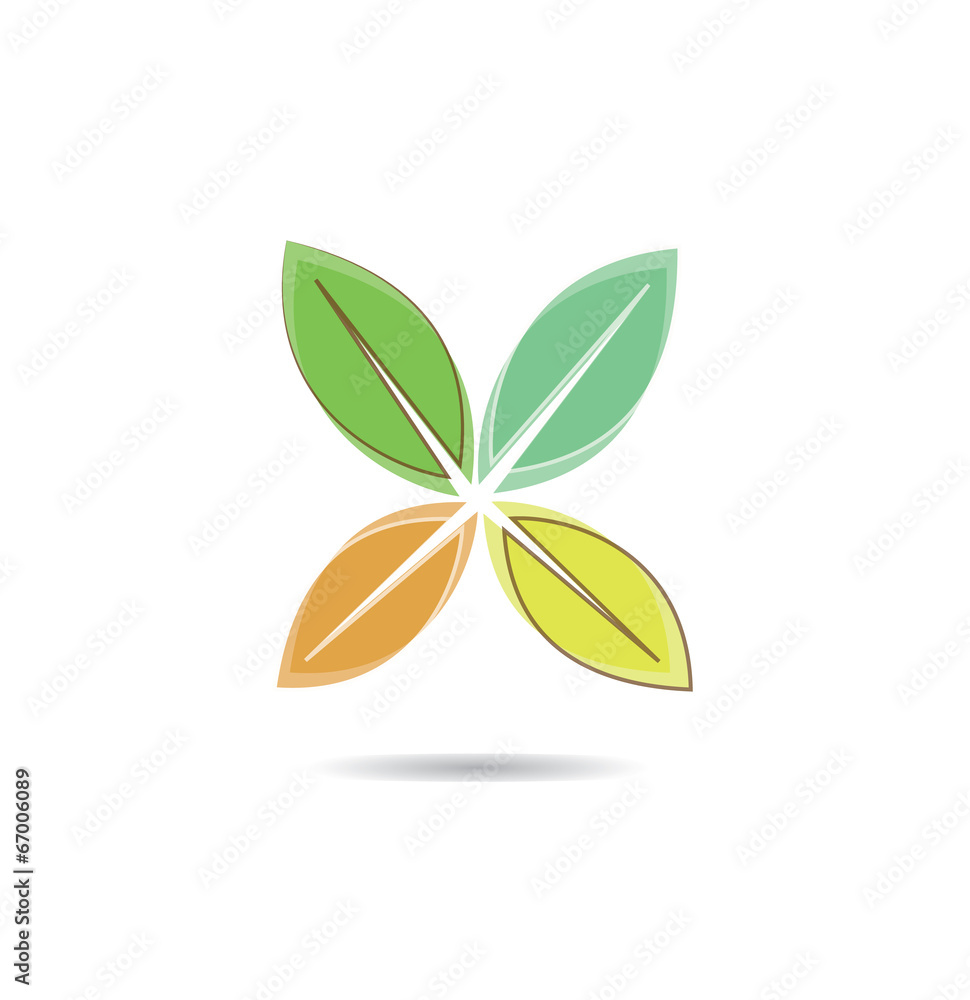 leaf icon vector leaf icon vector
