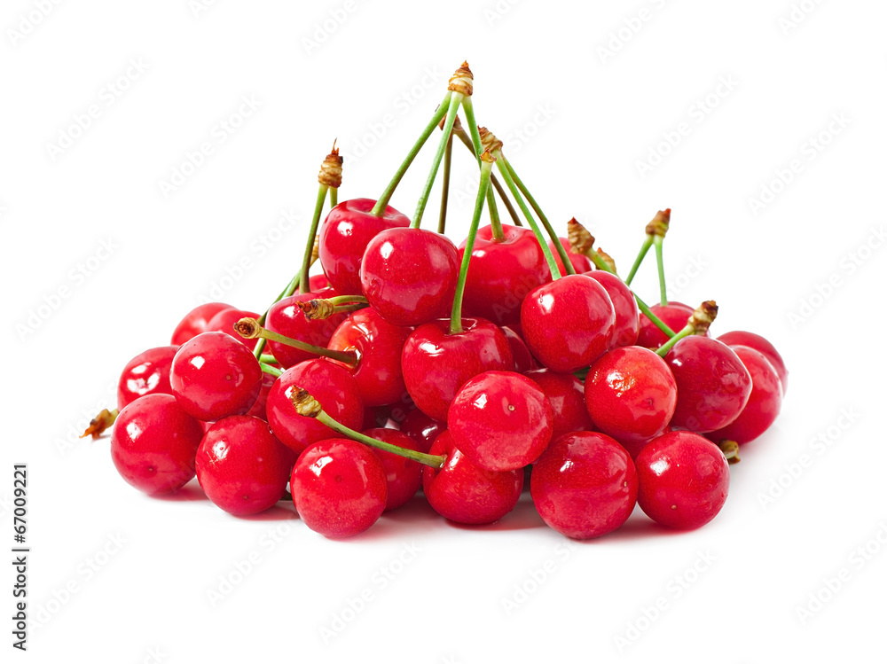 Cherry isolated on white background Cherry isolated on white background