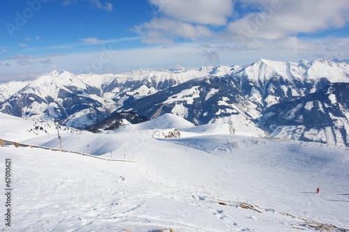 Rauris  ski resort in the Austrian Alps